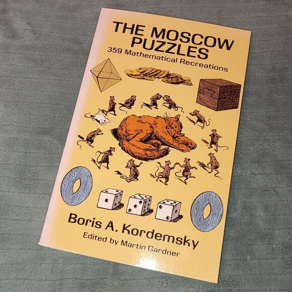 Book The Moscow Puzzles 359 Mathematical Recreations Boris A Kordemsky - Picture 1 of 16